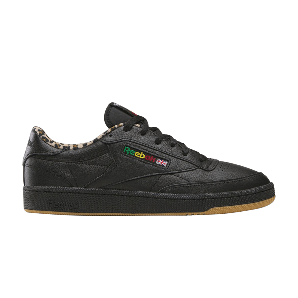 Кроссовки Reebok Wacko Maria x Club C 85 'Black Leopard Gum'
