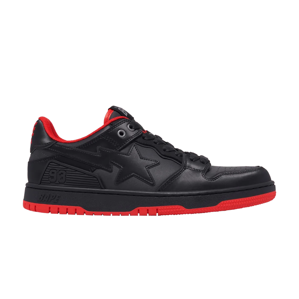 Krossovki-BAPE-Sk8-Sta-4-Gray-Red