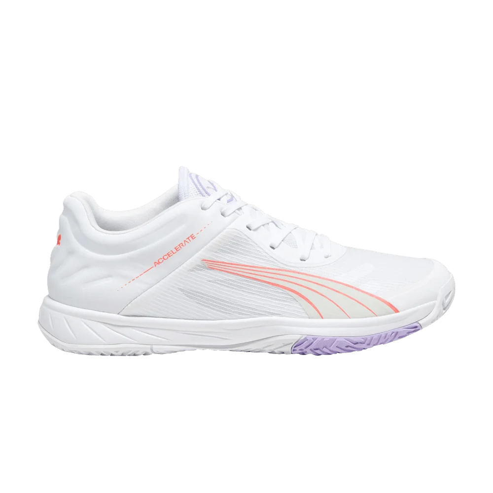 Кроссовки Puma Wmns Accelerate Turbo Court 'White Fire Orchid Violet'