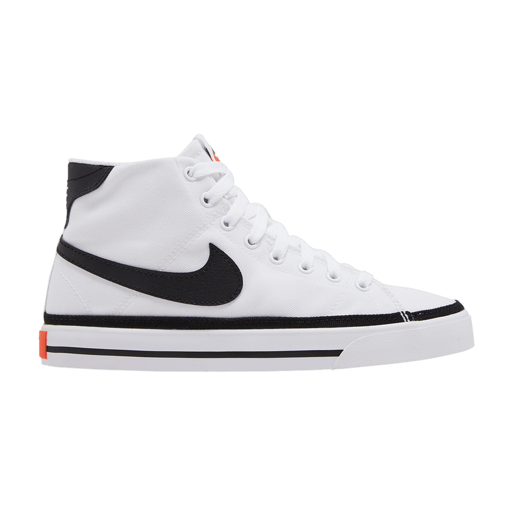 Nike Wmns Court Legacy Canvas Mid 'White Black'
