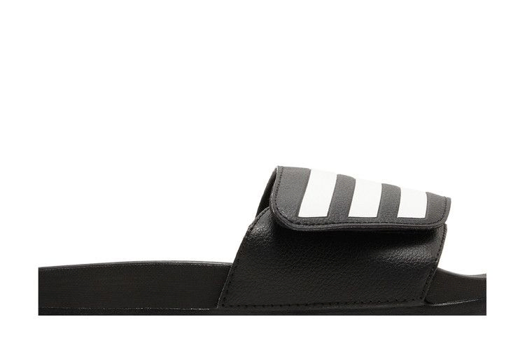 Adidas Adilette Comfort Adjustable Slide 'Black White'
