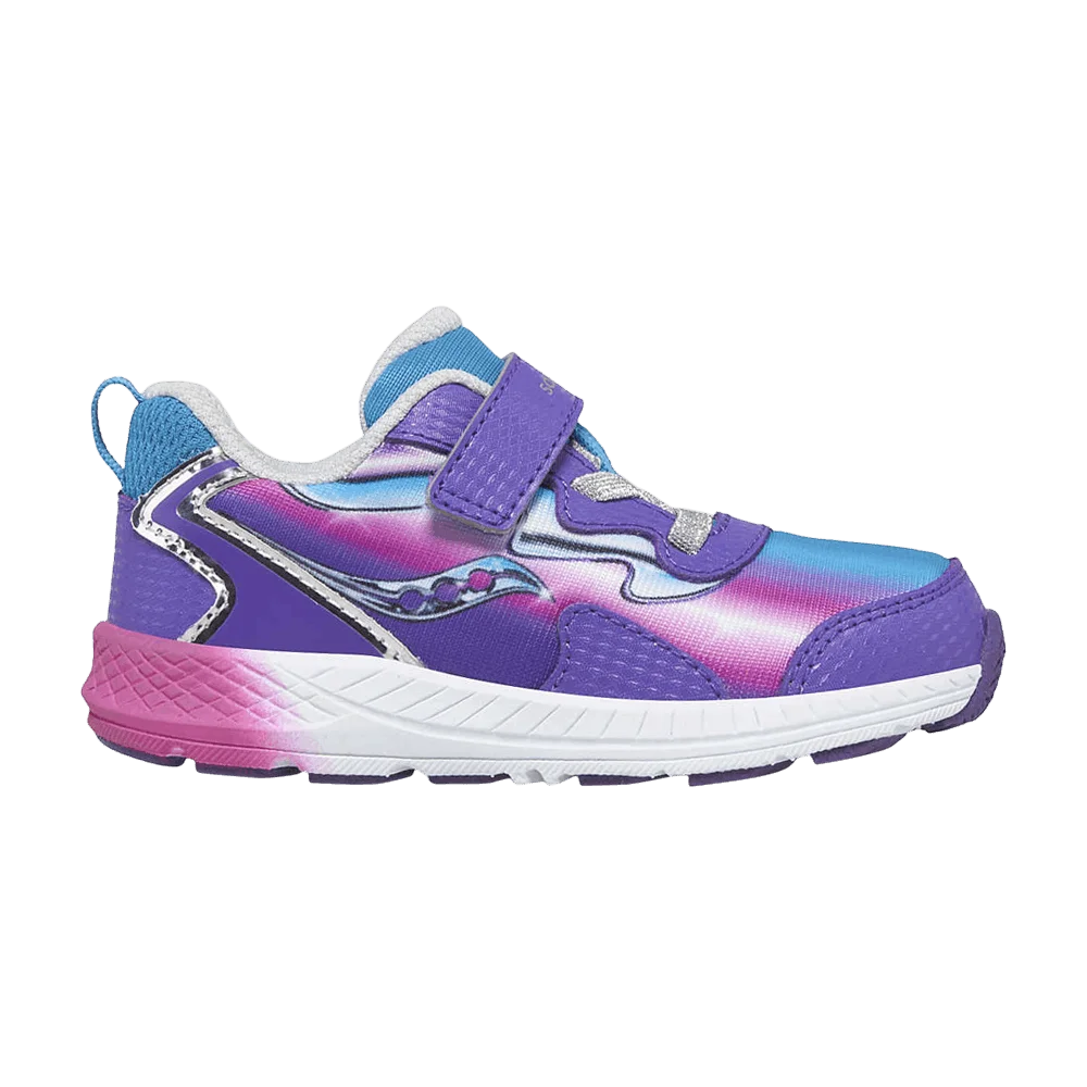 Кроссовки Saucony Flash 3.0 A/C Little Kid 'Teal Purple Chrome'