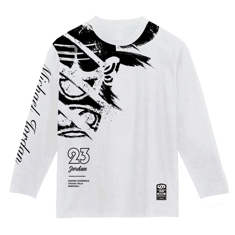 Футболка DPOY BW Bulls Michael Jordan Longsleeve