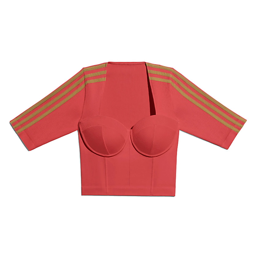 Спортивный топ adidas Ivy Park Circular Knit Crop Top Real Coral