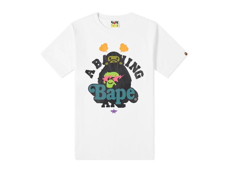 Футболка BAPE & Baby Milo Tee (SS21) White