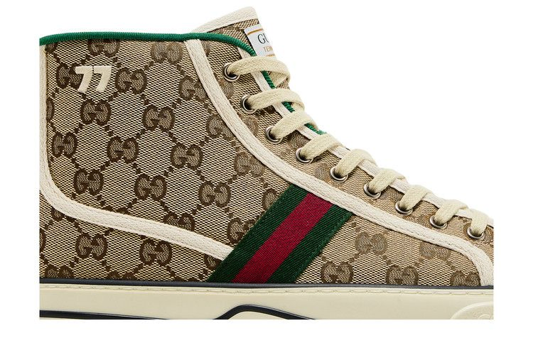 Кроссовки Gucci Tennis 1977 High 'Beige Ebony'