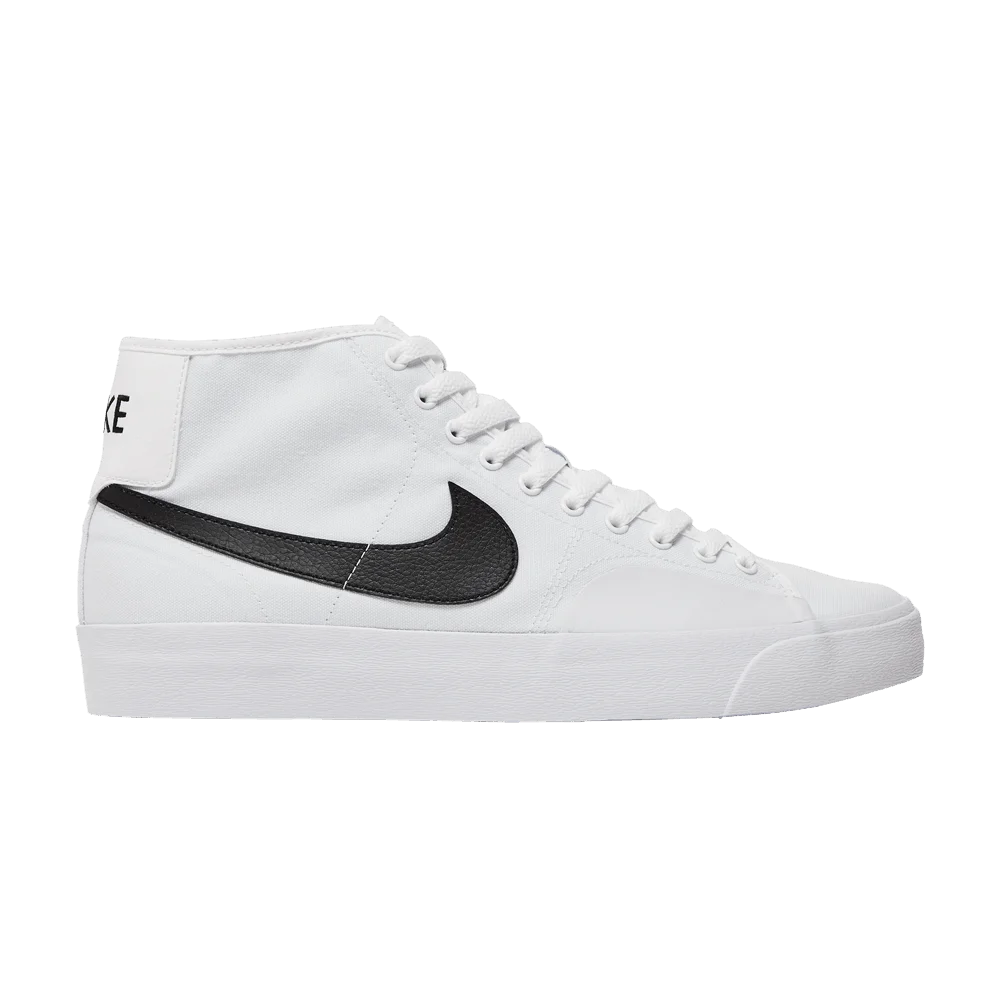 Кроссовки Nike Blazer Court Mid SB 'White Black'