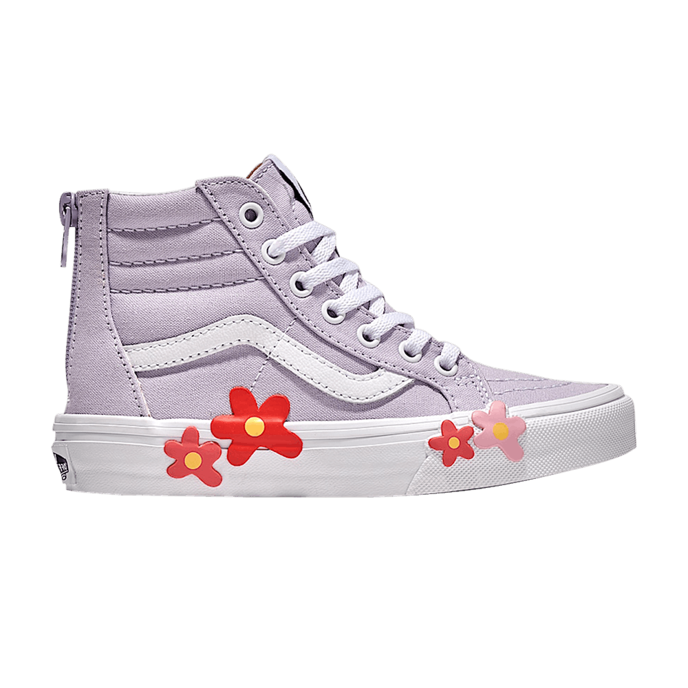 Кроссовки Vans Sk8-Hi Zip Kids 'Flower Sidewall'