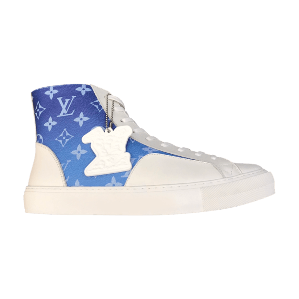 Кроссовки Louis Vuitton Tattoo Sneaker Boot 'Blue Monogram Clouds'