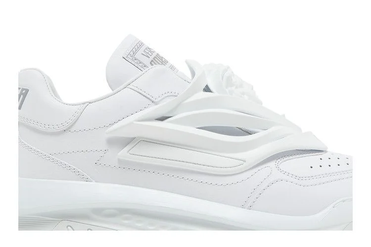 Кроссовки Versace Odissea Caged Rubber Medusa Sneaker 'Triple White'