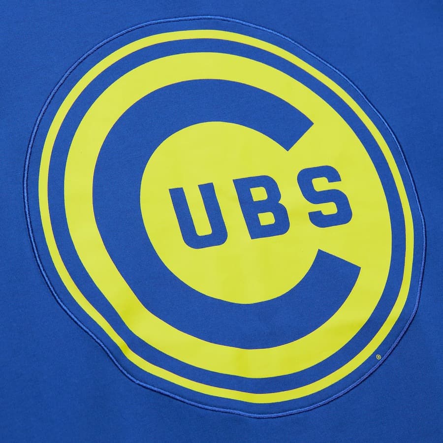 Футболка Mitchell & Ness Royal Chicago Cubs Neon Nights Premium T-Shirt