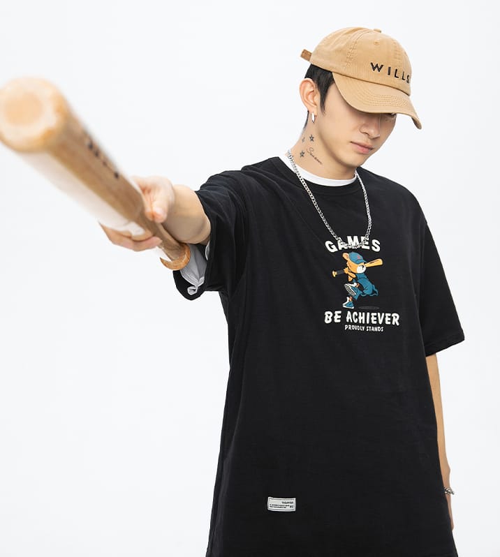 Ehot-Baseball-Achiever-Black-T-shirt
