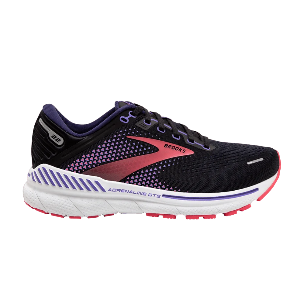 Кроссовки Brooks Wmns Adrenaline GTS 22 'Black Purple Coral'