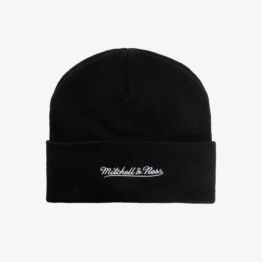 Шапка Mitchell & Ness Black Chicago Bulls My Towns Leaders Cuffed Knit Hat