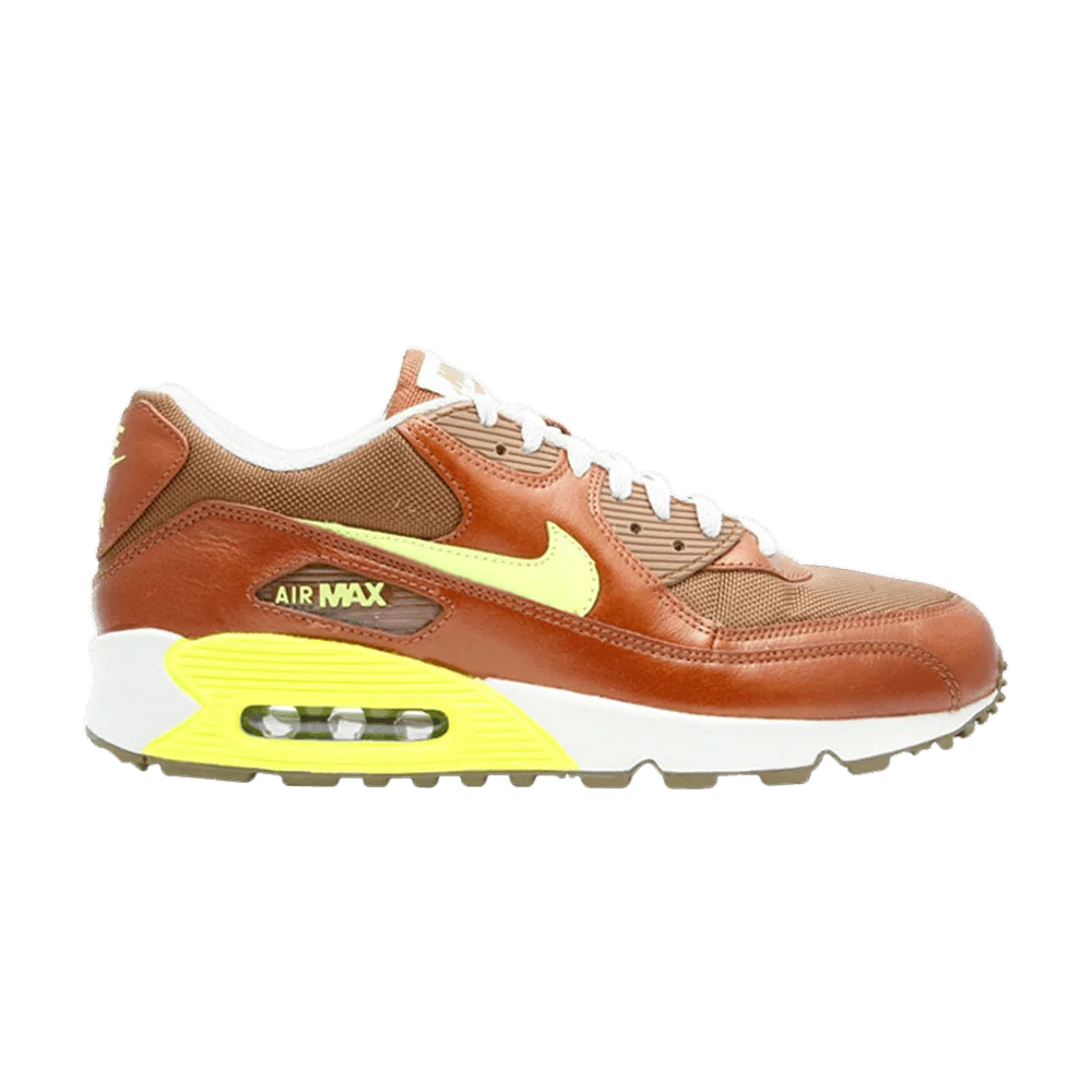 Krossovki-Nike-Air-Max-90-Premium-Umber-Volt