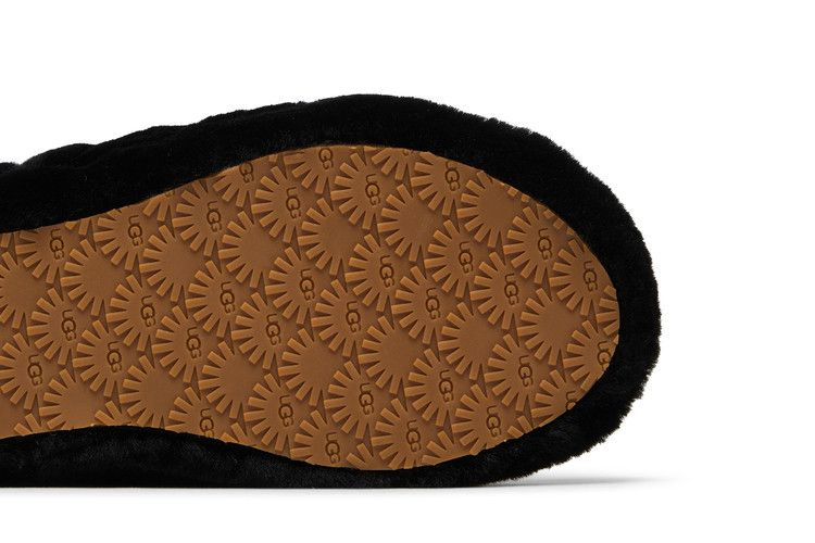 Кроссовки UGG Fluff Yeah Slide Kids 'Black'