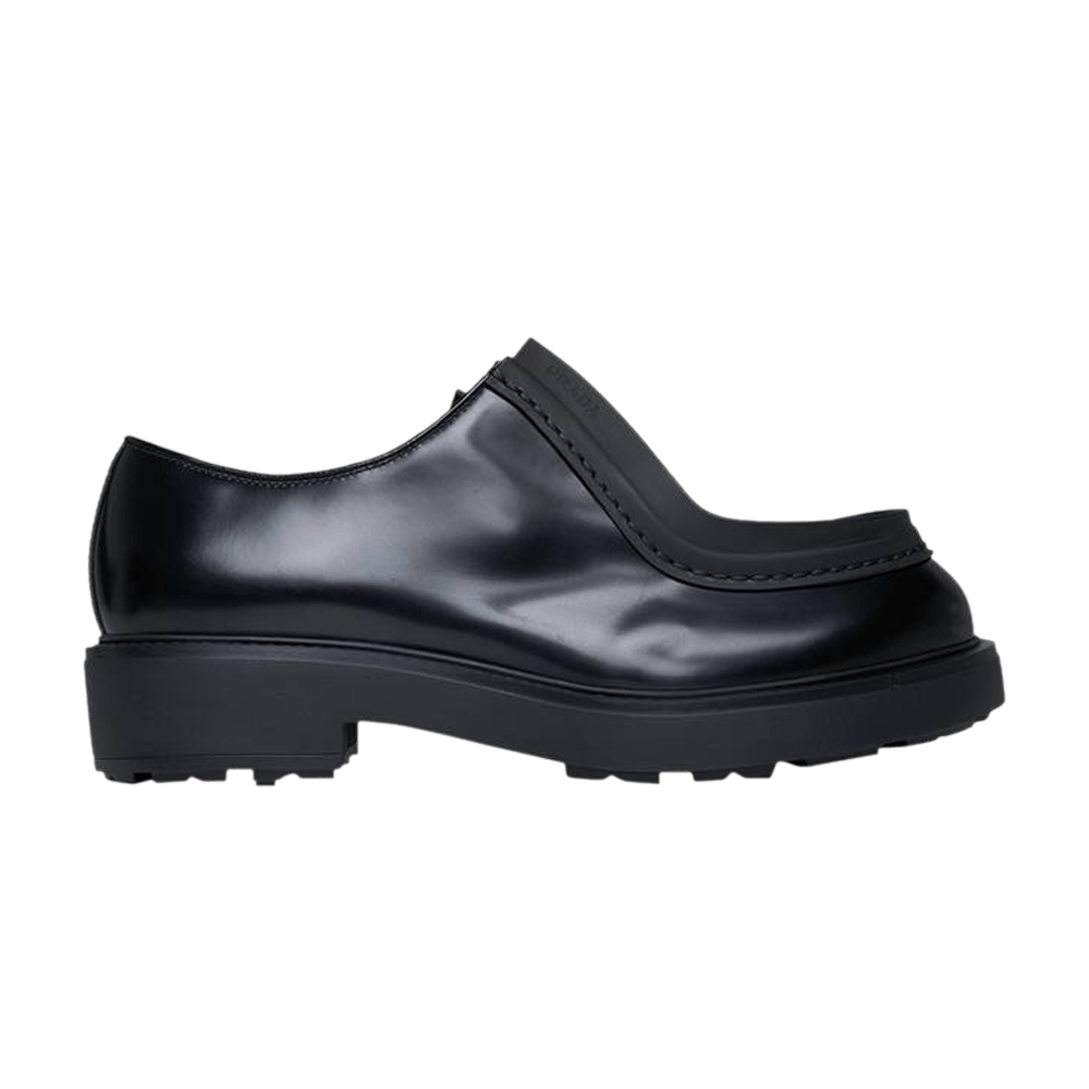 Кроссовки Prada Diapason Opaque Brushed Leather Lace-up 'Black'