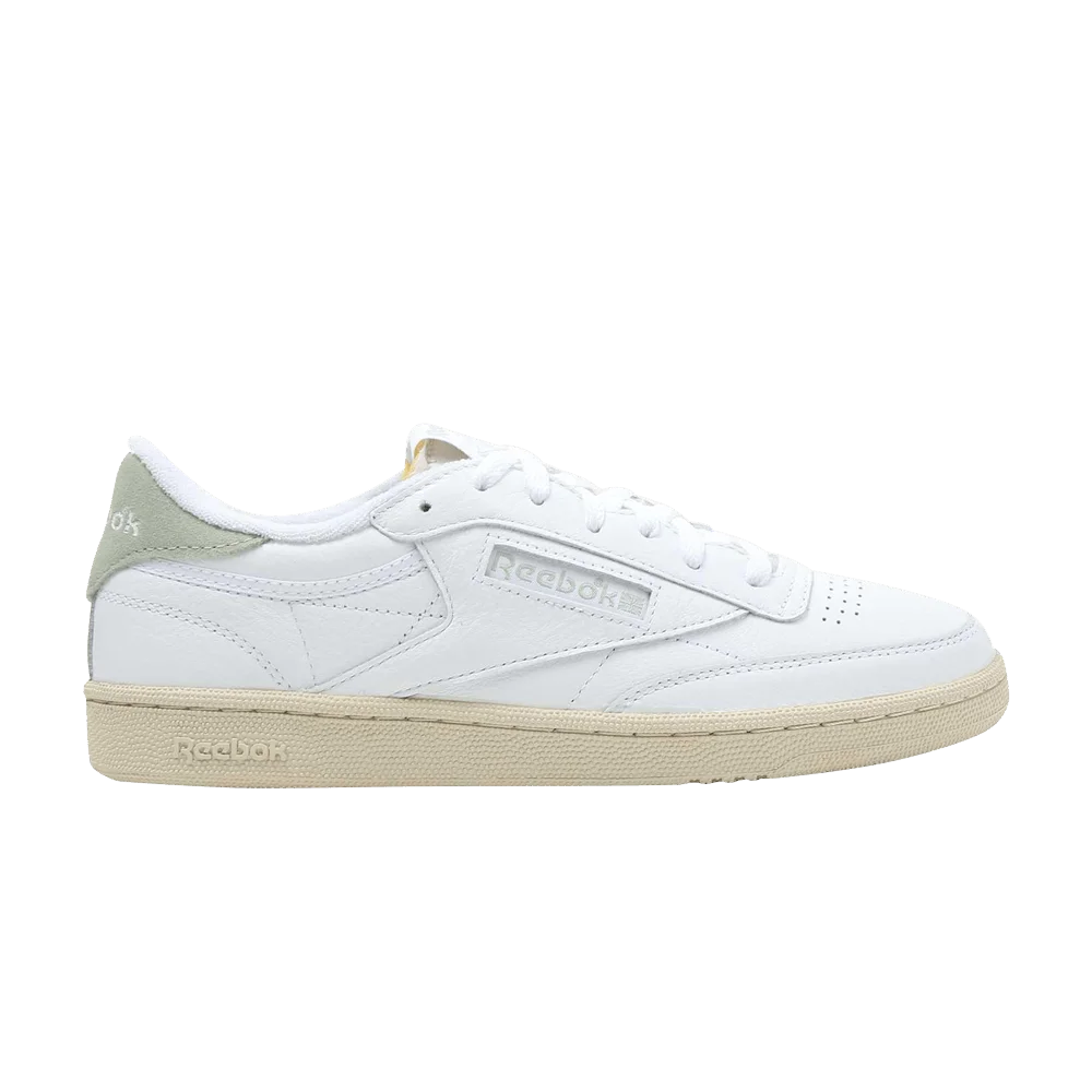 Krossovki-Reebok-Club-C-85-Vintage-White-Vintage-Green