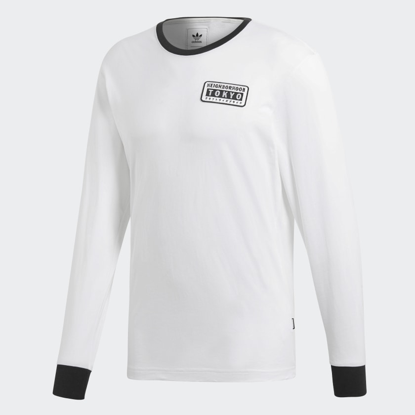 Футболка adidas Neighborhood LSL Tee White