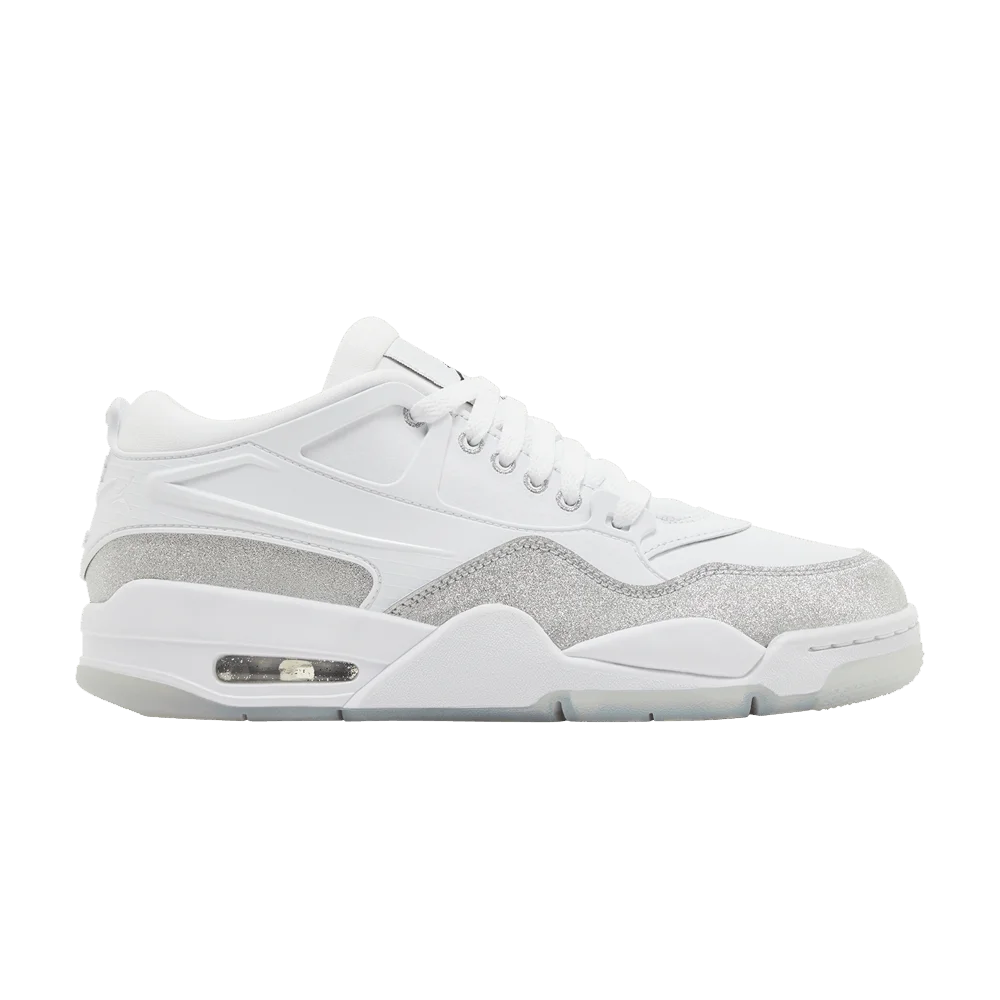 Кроссовки Wmns Air Jordan 4 RM 'White Silver Glitter'