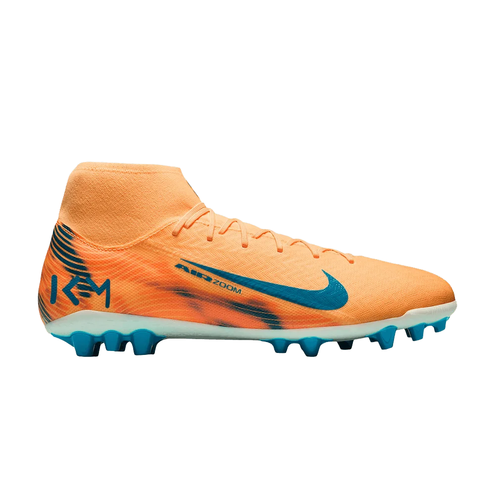 Кроссовки Kylian Mbappé x Nike Mercurial Superfly 10 Academy 'Melon Tint/Igloo/Neo Turquoise'
