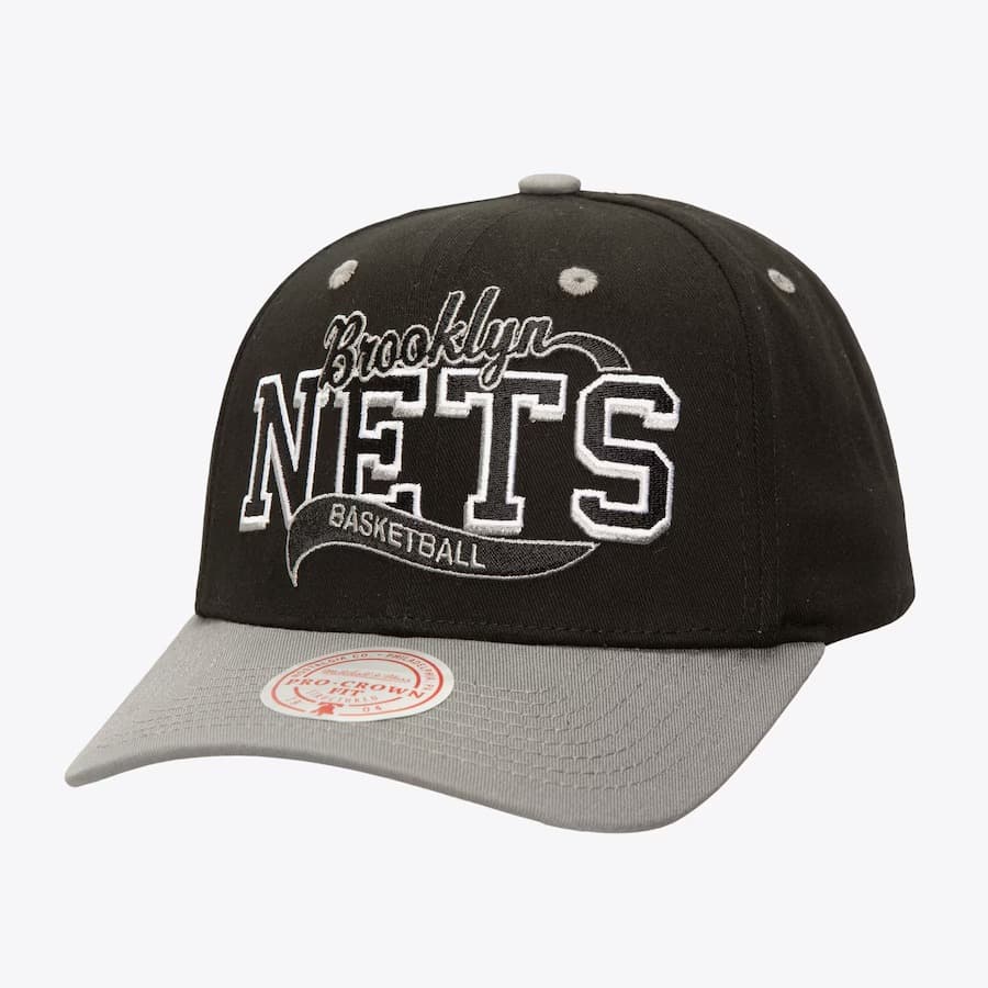 Mitchell-Ness-Black-Brooklyn-Nets-Block-Sweep-Pro-Adjustable-Hat