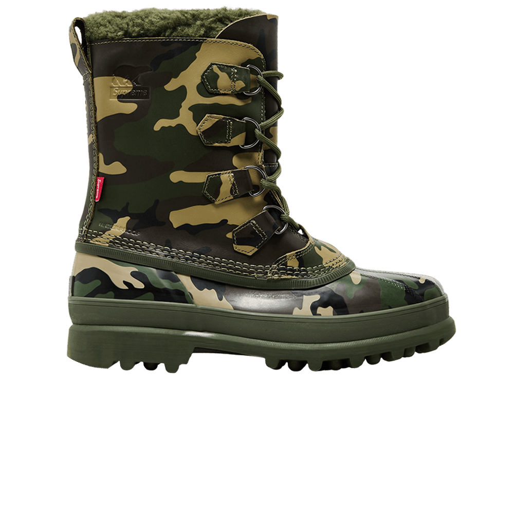 Кроссовки SOREL Supreme x Caribou 'Cypress Green Camo'