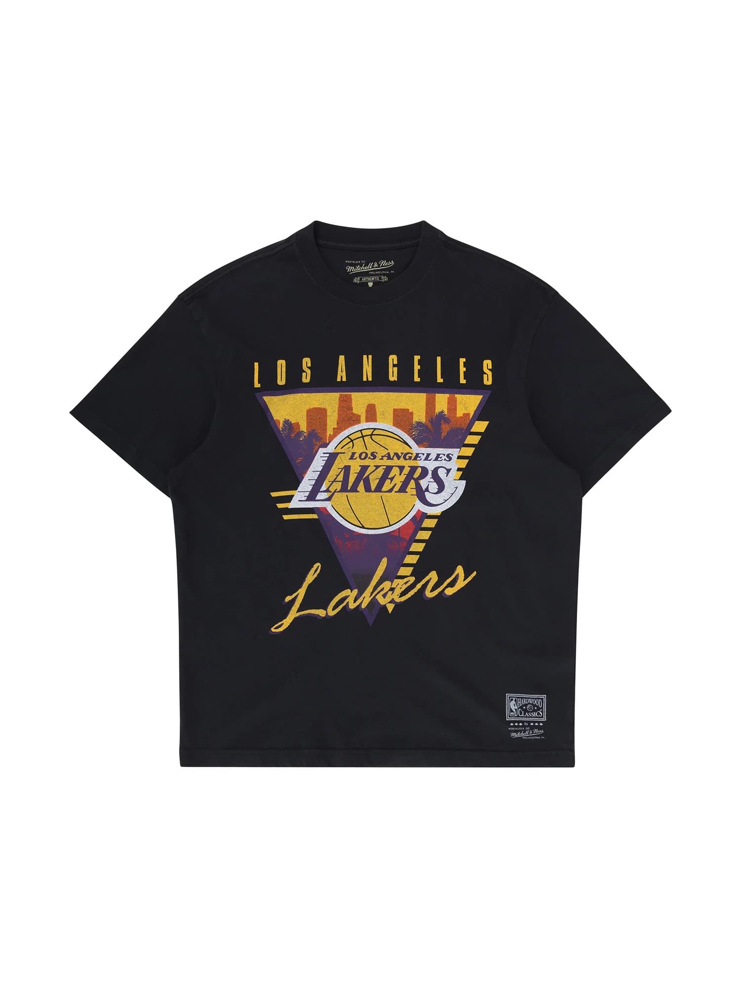 Mitchell-Ness-Los-Angeles-Lakers-Tri-Logo-Vintage-T-Shirt-6