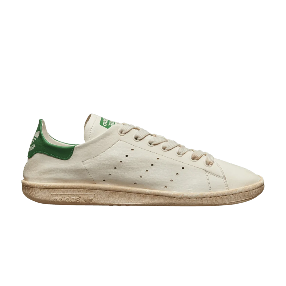 Krossovki-Balenciaga-x-adidas-Stan-Smith-Worn-Out-Off-White-Green