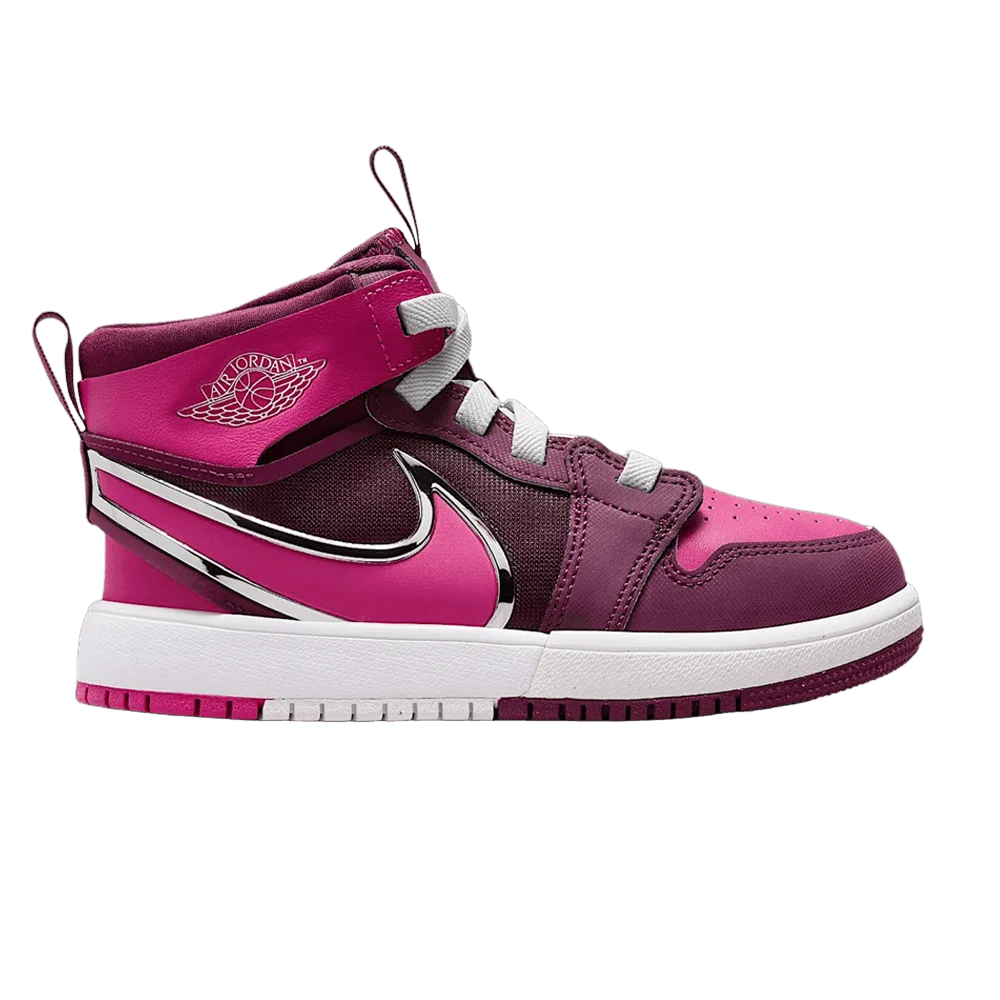 Krossovki-Air-Jordan-1-Mid-RM-EasyOn-PS-BordeauxWhiteVolt-TintActive-Pink