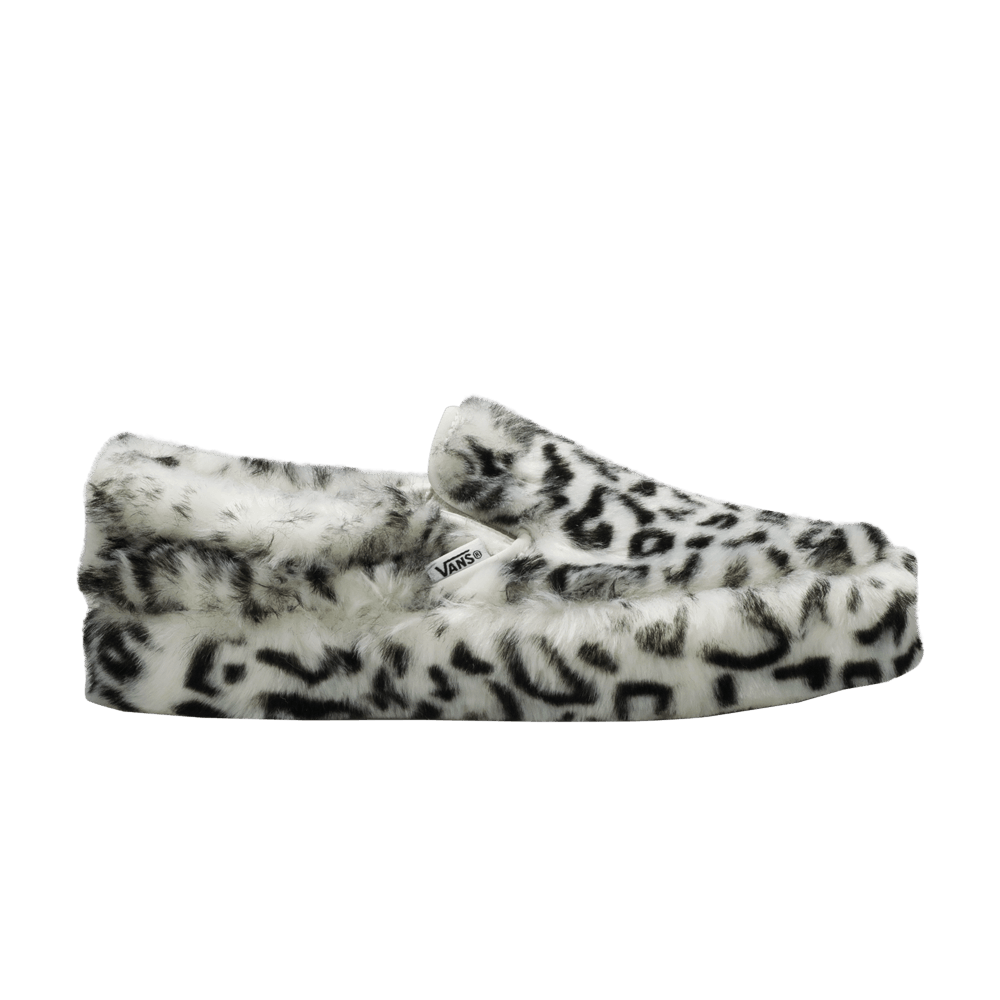 Кроссовки Sandy Liang x Vans Wmns Classic Slip-On Platform 'Fuxxy Leopard'