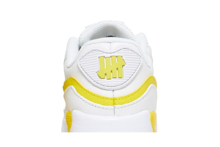 Кроссовки Undefeated x Nike Air Max 90 BT 'White Optic Yellow'