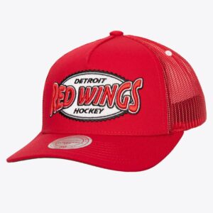 Mitchell-Ness-Red-Detroit-Red-Wings-Team-Seal-Trucker-Adjustable-Hat-300x300