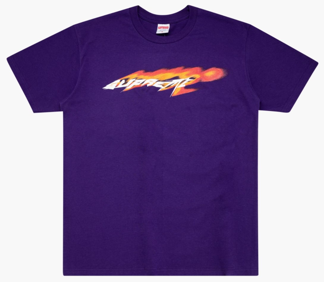 Футболка Supreme Wind Tee SS 21 Purple