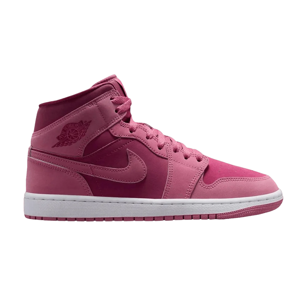 Krossovki-Wmns-Air-Jordan-1-Mid-Desert-Berry-White-Sweet-Beet