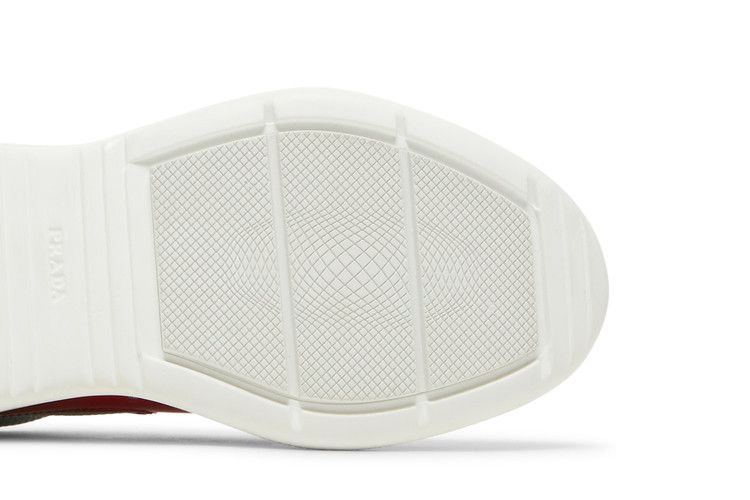 Кроссовки Prada America's Cup 'Red Silver Patent'