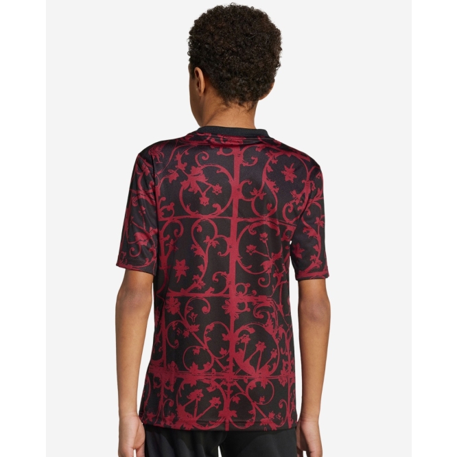 Детское тренировочное джерси Liverpool FC adidas Youth 25/26 Short Sleeve Pre-Match Shirt Black