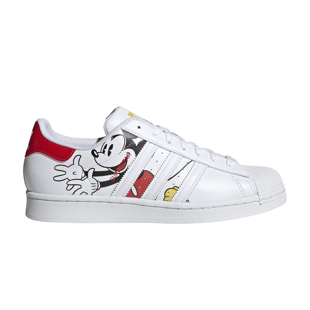 Кроссовки Disney x adidas Superstar 'Mickey and Minnie - White Vivid Red'