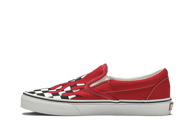 Кроссовки Vans Slip-On 'Checker Flame'