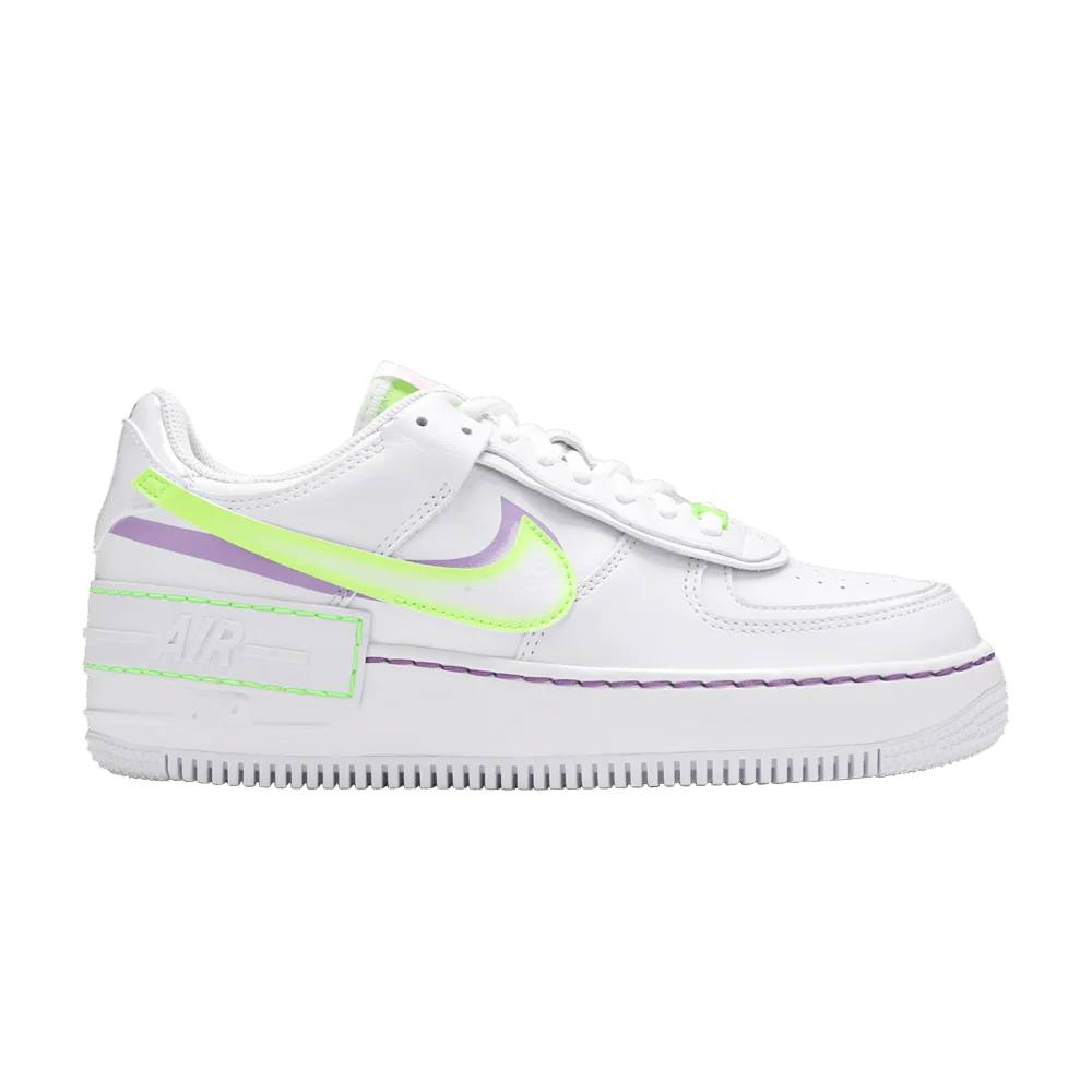 Кроссовки Nike Wmns Air Force 1 Shadow 'White Electric Green'