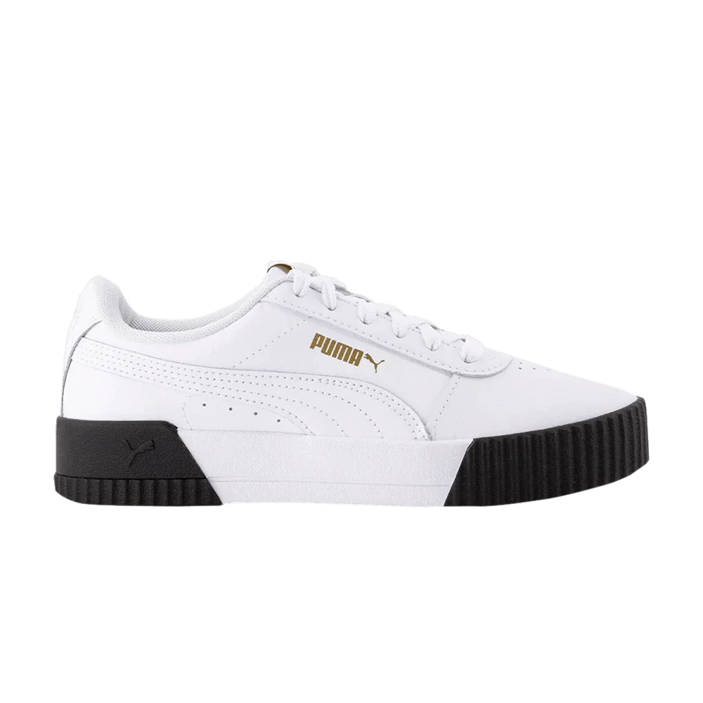 Krossovki-Puma-Wmns-Carina-Leather-White-Black