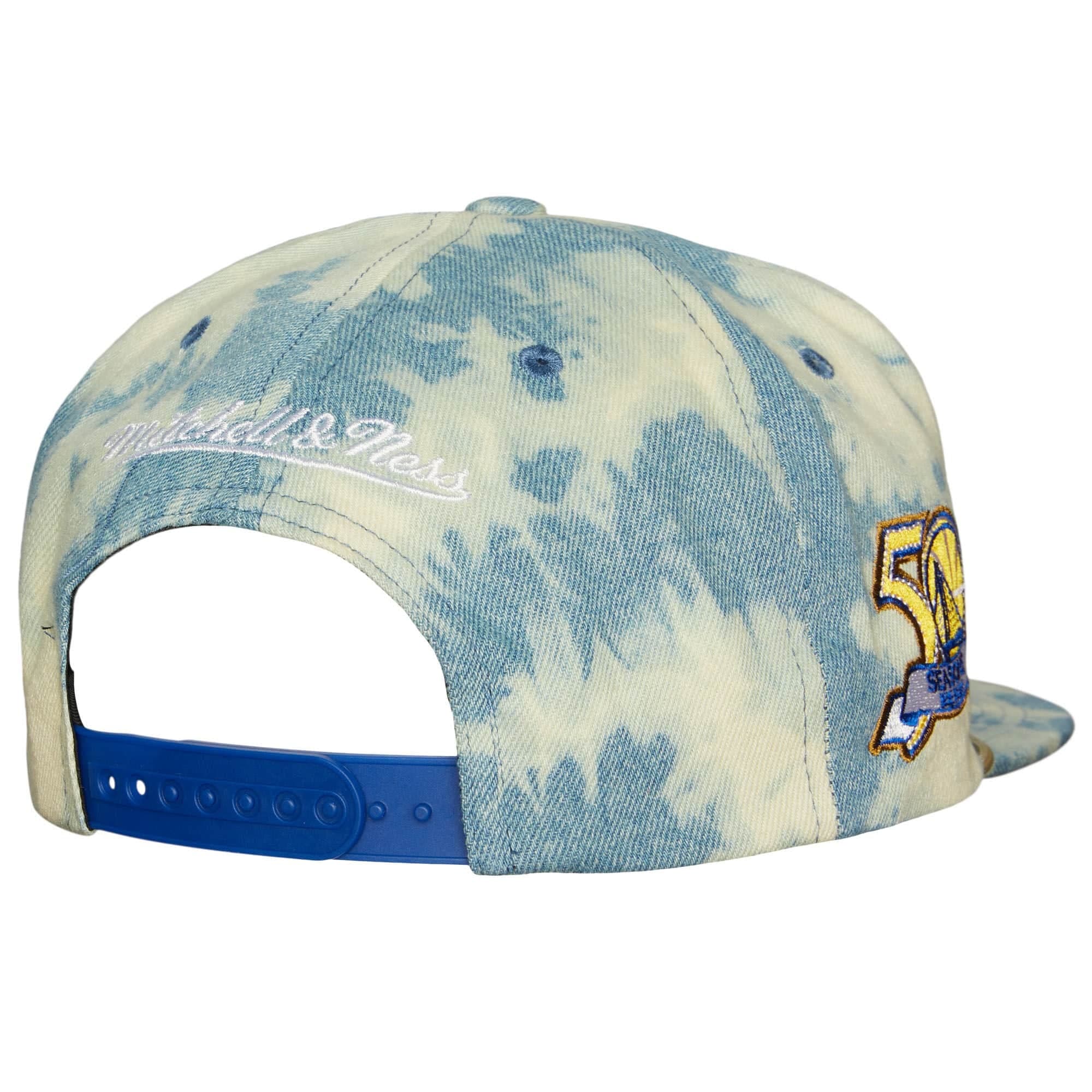 Бейсболка Mitchell & Ness Acid Wash Snapback HWC Golden State Warriors Hat