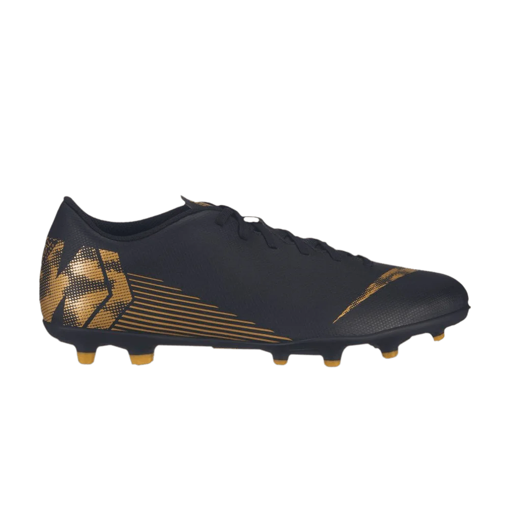 Krossovki-Nike-Mercurial-Vapor-12-Club-FG-MG-Black-Metallic-Gold