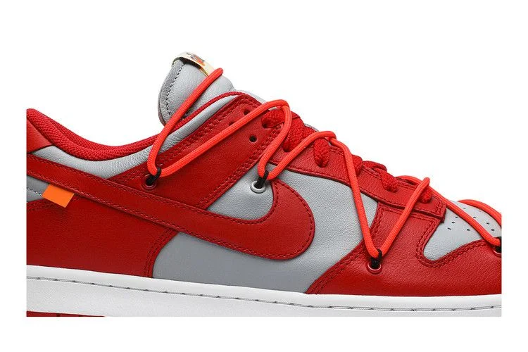 Кроссовки Off-White x Nike Dunk Low 'University Red'