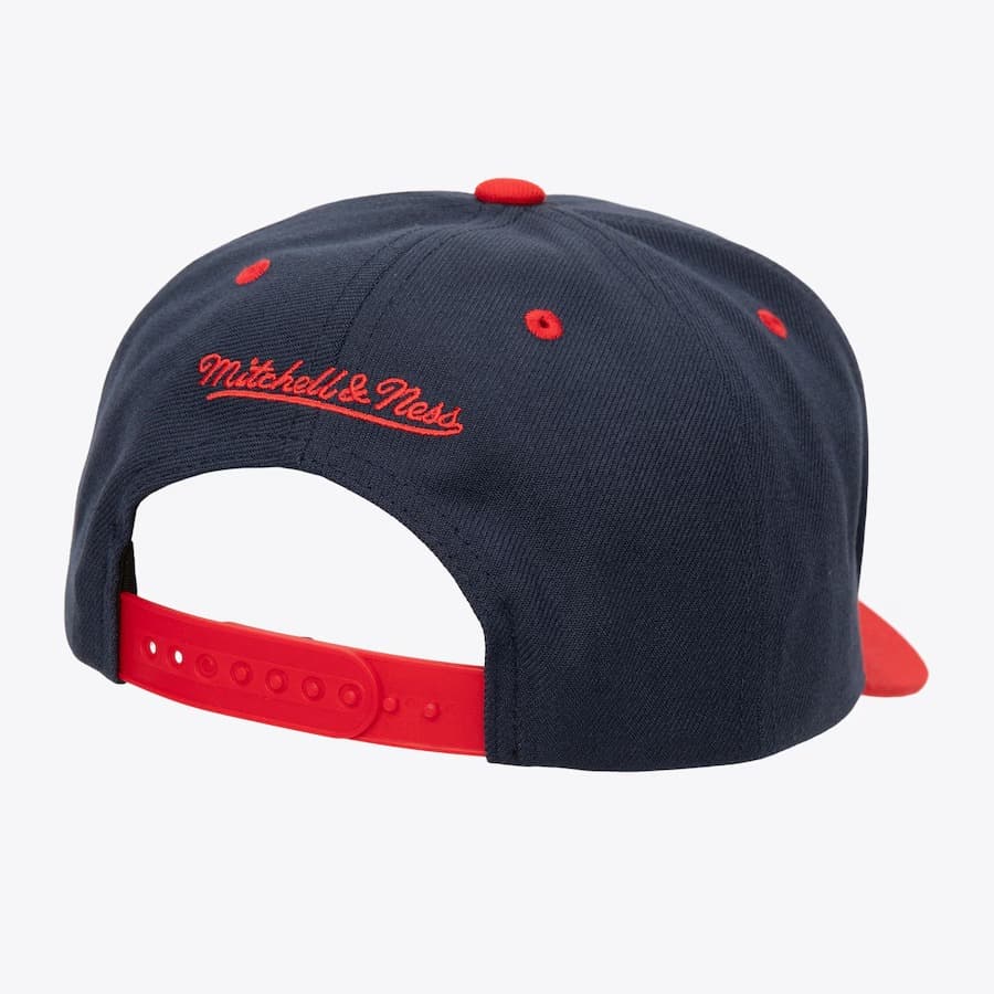 Бейсболка Mitchell & Ness Navy Atlanta Braves All In 2.0 Pro Crown Snapback Hat