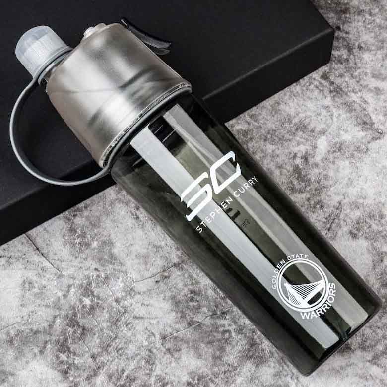 Бутылка для воды Jinduo Warriors Curry Black Bottle