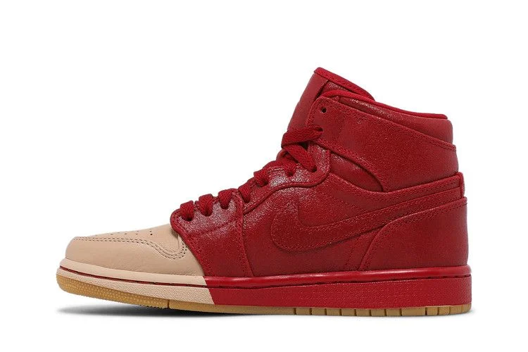 Кроссовки Wmns Air Jordan 1 Retro High Premium 'Dipped Toe - Red'