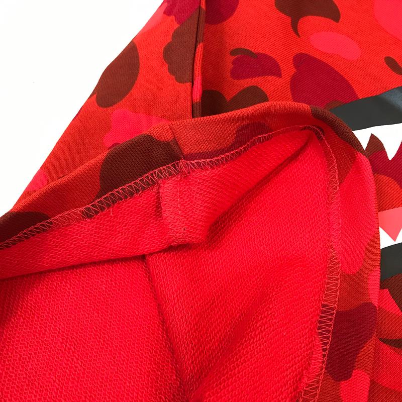 BAPE-Color-Camo-Shark-Sweatshorts-Red-8