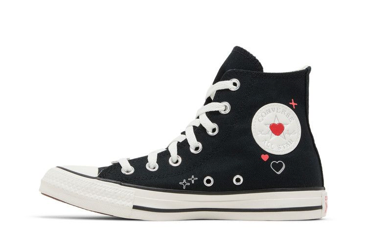 Кроссовки Converse Wmns Chuck Taylor All Star High 'Y2K Heart - Black'