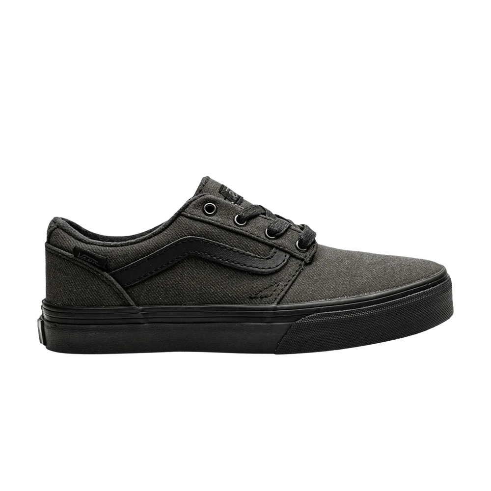Krossovki-Vans-Chapman-Stripe-Kids-Triple-Black